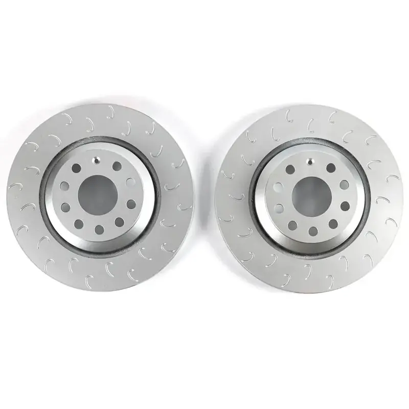 034 Motorsport 1-Piece Rear Brake Rotor Upgrade Kit - Vw/Audi / Mk7 / Mk8 / 8V 1
