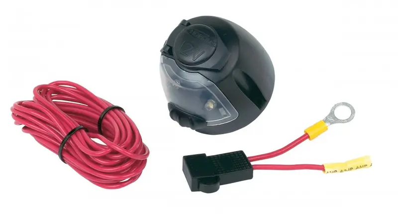12V Power Socket- 17 Ft. Wire & Fuse Assembly 2