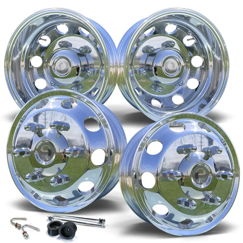 16X5.5 Northstar Sprinter 3500 Mirror Polish 4 Wheel Package 1