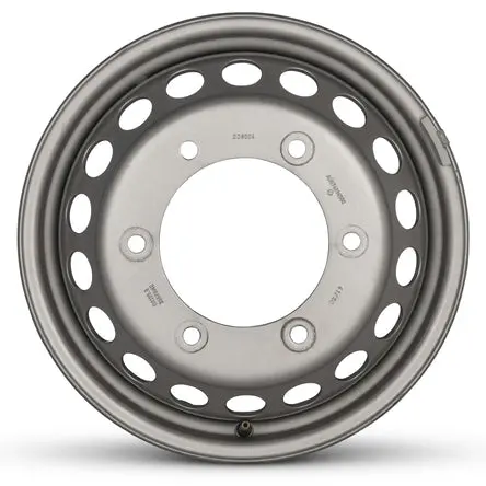 16X5.5 Road Roady Rrw-85413 Silver Sprinter Dually Steel Wheels 6X205 Pair (Fits Stock Tire Sizing) 1