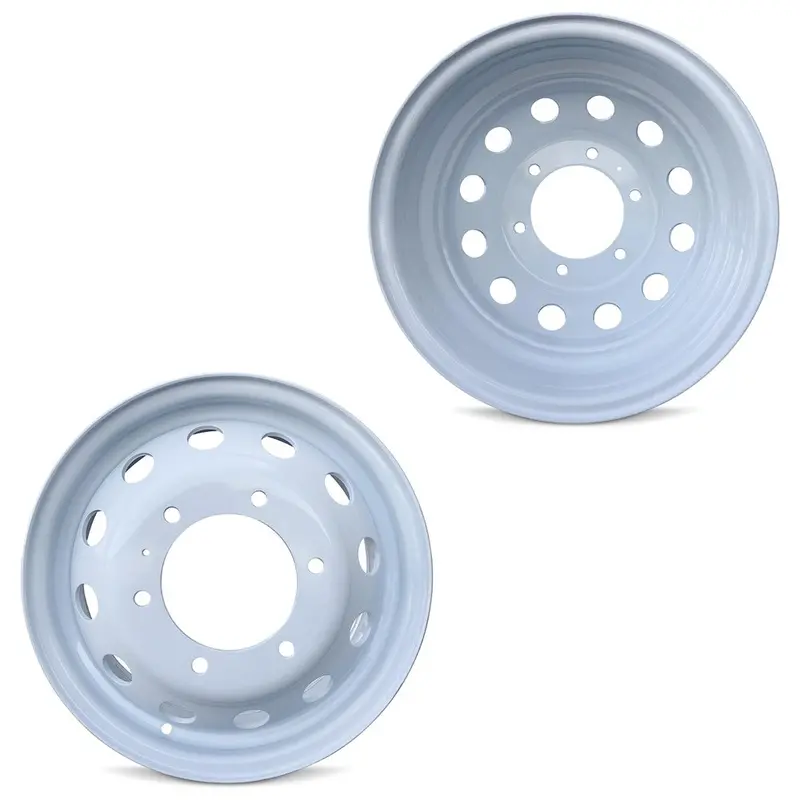 16X6 Road Ready Rrw-10050 White Ford Transit Hd Dually Wheels 6X180 Set Of 6 (Fits Stock Tire Sizing) 1