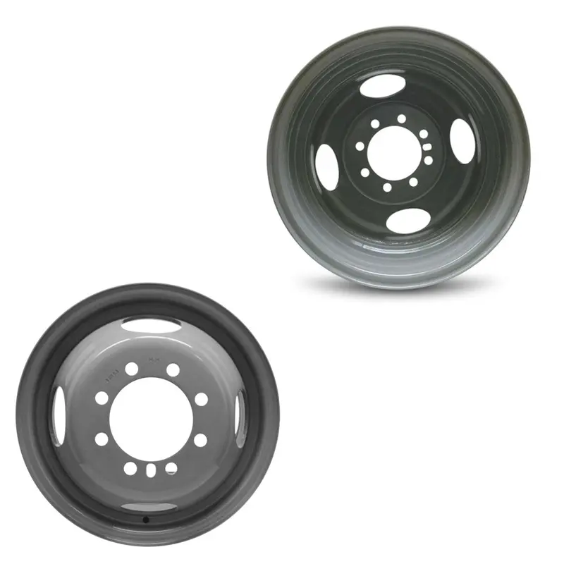 16X6 Road Ready Rrw-3036 Grey Pre-99 Ford Dually Steel Wheels 8X6.5 Set Of 4 (Fits Stock Tire Sizing) 1