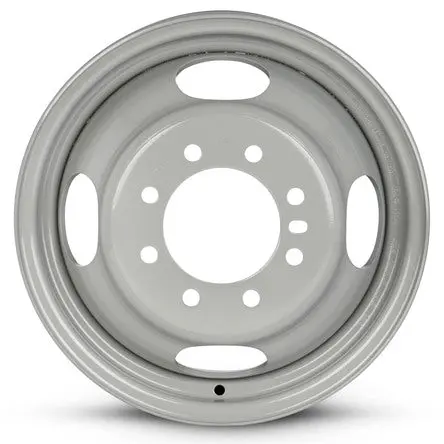 16X6 Road Ready Wheels Rrw-2125 Grey Steel 94-99 Dodge Dually Wheels 8X6.5 Set Of 6 (Fits Stock Tire Sizing) 1