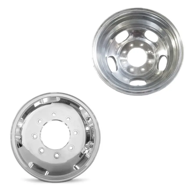 17X6.5 Road Ready Rrw-3619 Silver 05-16 Ford Dually Wheels 8X200 Pair (Fits Stock Tire Sizing) 1
