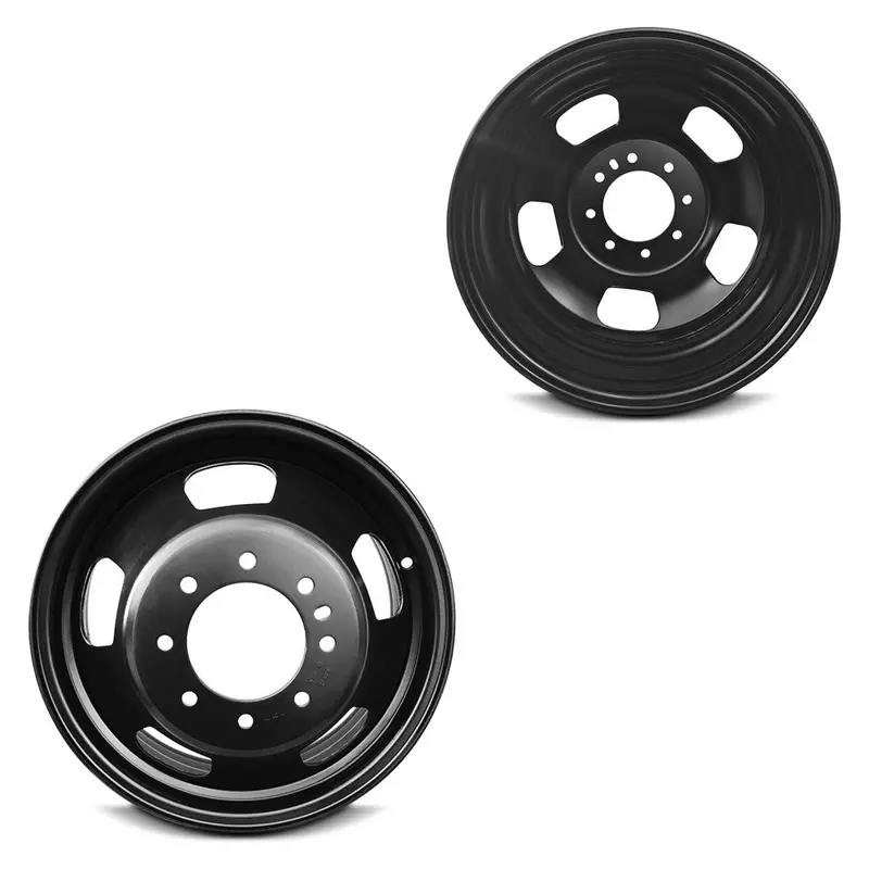 17X6 Road Ready Rrw-2191 Black Pre-19 Dodge Dually Wheels 8X6.5 Set Of 6 (Fits Stock Tire Sizing) 1