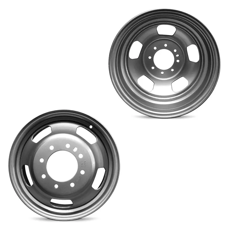 17X6 Road Ready Rrw-2191S Silver Pre-19 Dodge Dually Wheels 8X6.5 Set Of 6 (Fits Stock Tire Sizing) 1