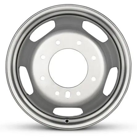 17X6 Road Roady Rrw-02704 Silver 19-Up Dodge Dually Steel Wheels 8X200 Set Of 6 (Fits Stock Tire Sizing) 1