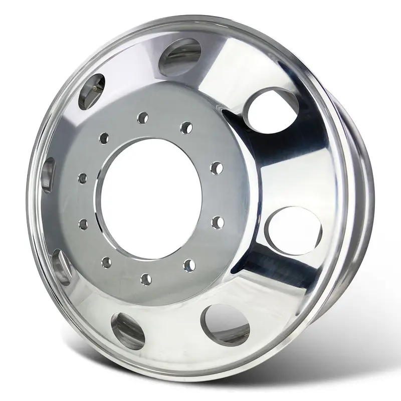 19.5X6.75 Northstar Mirror Polished 6-Wheel Kit – Fits 2012+ Ram 4500/5500 & 2005+ Ford F450/F550 (10X225mm) 2