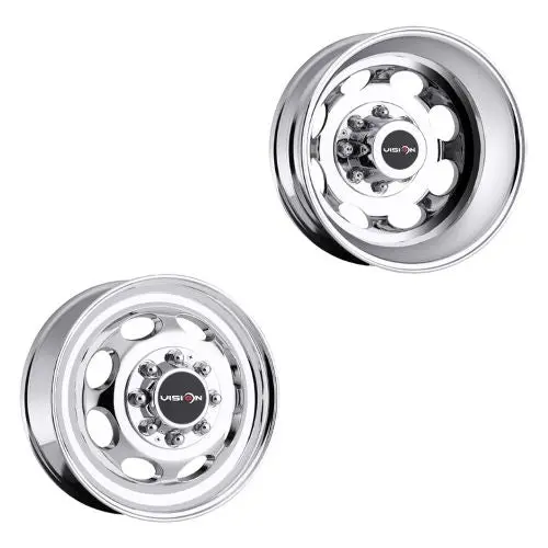 19.5X6.75 Vision 181Nr Hauler Dually Chrome 11-Up Gm Wheels 8X210 Set Of 6 (Fits Stock Tire Sizing) 1