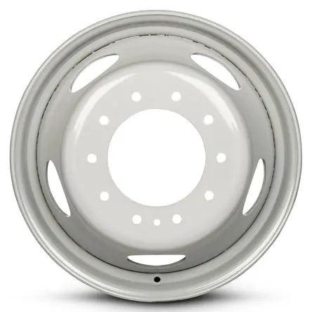 19.5X6 Road Roady Rrw-F550 Grey Ford F-450/F-550 Dodge 4500/5500 Dually Steel Wheels 10X225 Set Of 4 (Fits Stock Tire Sizing) 1