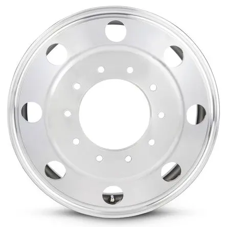 19.5X6 Road Roady Rrw-F550a Silver Ford F-450/F-550 Dodge 4500/5500 Dually Aluminum Wheels 10X225 Set Of 6 (Fits Stock Tire Sizing) 1