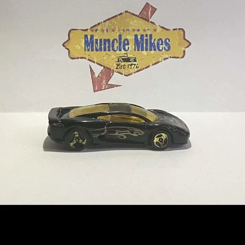 2001 Hot Wheels  Company Cars Series, Marked 1992, Jaguar Xj220 1/4 #085, Loose 1