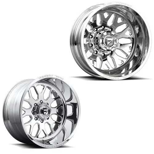 20X10 Fuel Forged Ff19d Ford/Dodge Dually Super Single Wheels 10 Lug Set Of 6 (Fits Up To 12.50 Tire) 1