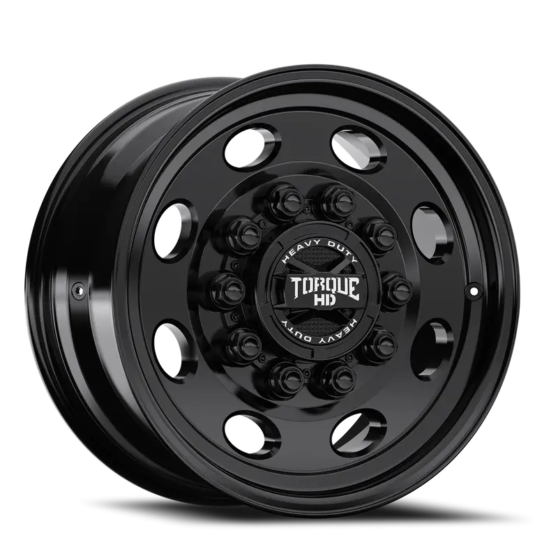 20X10 Torque Hd Tw646f Titan Satin Black Ford/Dodge Forged Dually Super Single Wheels 10X225 Set Of 4 (Fits Up To 13.50 Tire) 1