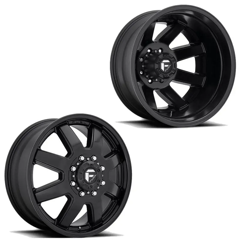 20X8.25 D436 Fuel Maverick Matte Black 11-Up Gm Dually Wheels 8X210 Set Of 6 (Fits Up To 12.50 Tire) 1