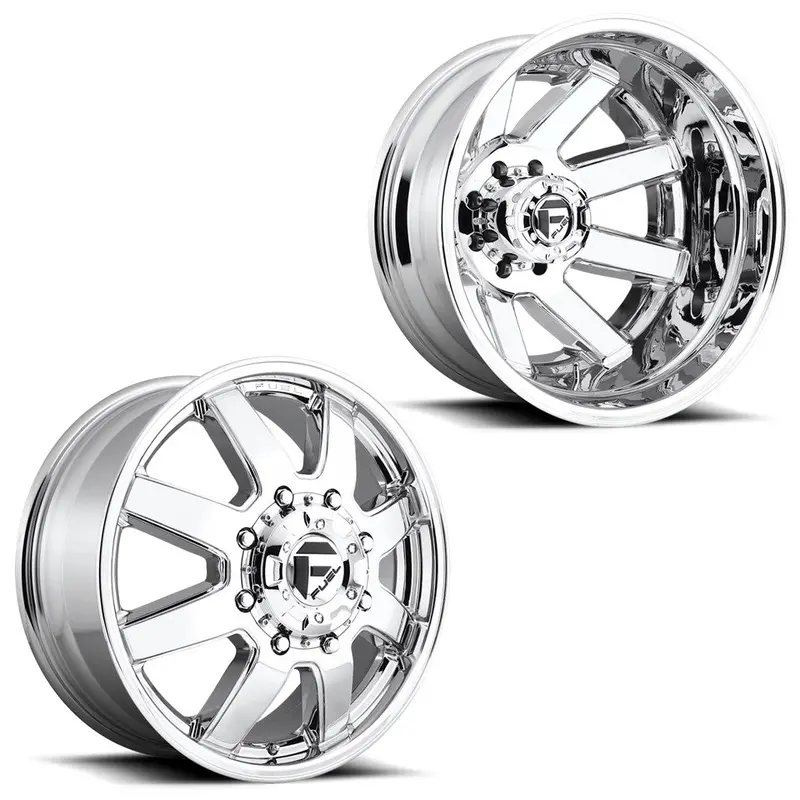 20X8.25 D536 Fuel Maverick Chrome Pre-19 Dodge Dually Wheels 8X6.5 Set Of 6 (Fits Up To 13.50 Tire) 1