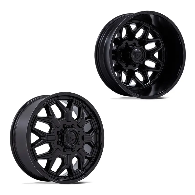 20X8.25 Fuel Off-Road D871 Flux Blackout Pre-19 Dodge Dually Wheels 8X6.5 Set Of 6 (Fits Stock Up To 285 Tire) 1