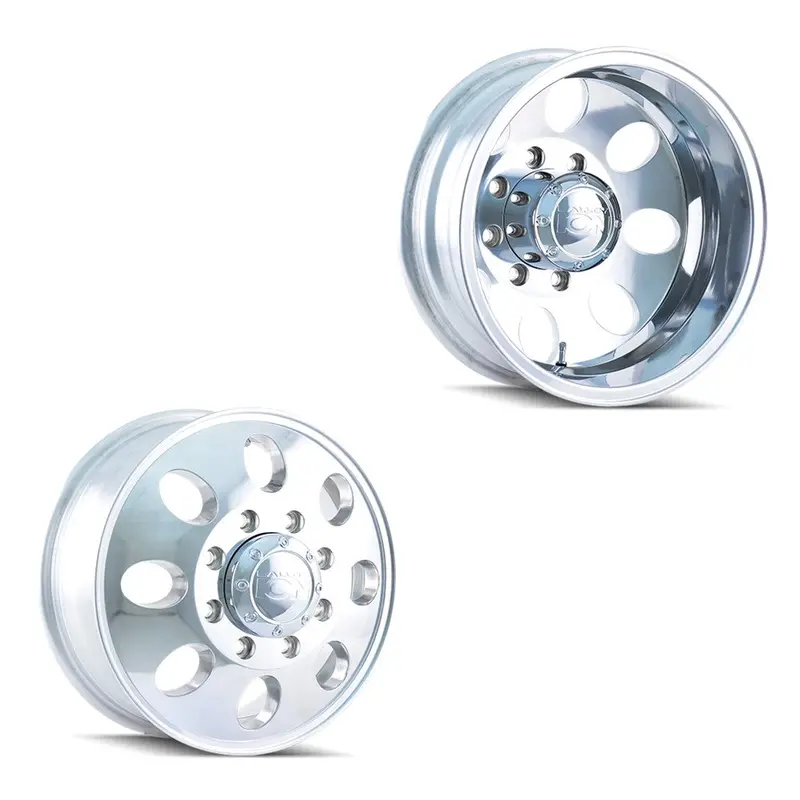 20X8.25 Ion 167 Polished Pre-11 Gm Pre-19 Dodge Dually Wheels 8X6.5 Set Of 6 (Fits Up To 12.50 Tire) 1