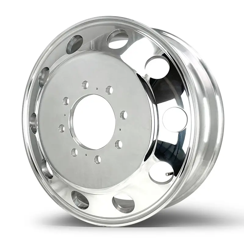 22.5 Aluminum Mirror Polished Chevy/Gmc 3500 Wheel Kit (8X210mm) 2