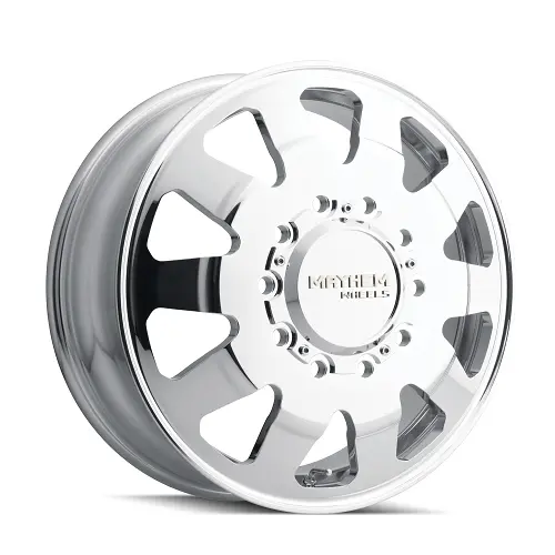 22X8.25 Mayhem 8181 Polished Wheels 10X225 169Mm Set Of 4 (Fits Up To 12.50 Tire) 1