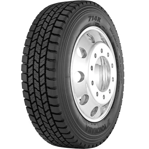 245/70R19.5/16 Yokohama 714R Tires Set Of 6 1