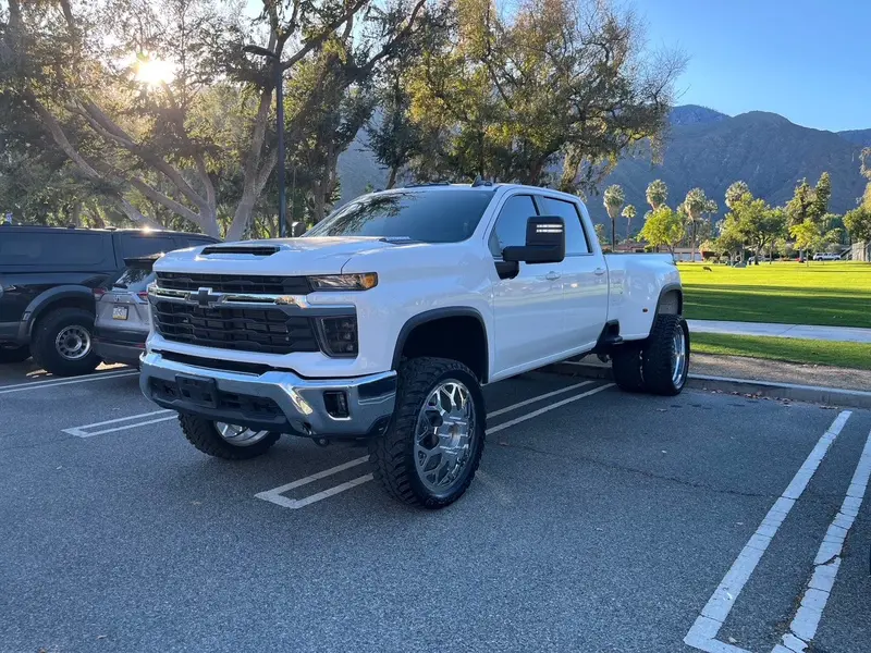 30X8.25 Kg1 Forged Kd014 Trident-D Polished Milled 99-04 Ford Dually Wheels 8X170 Set Of 6 (Lug Nuts/Adapters Included) Fits Up To 13.50 Tire 2