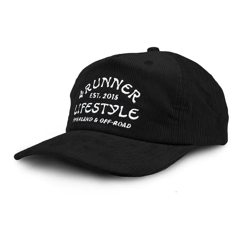 4Runner Lifestyle Black Corduroy Hat 1