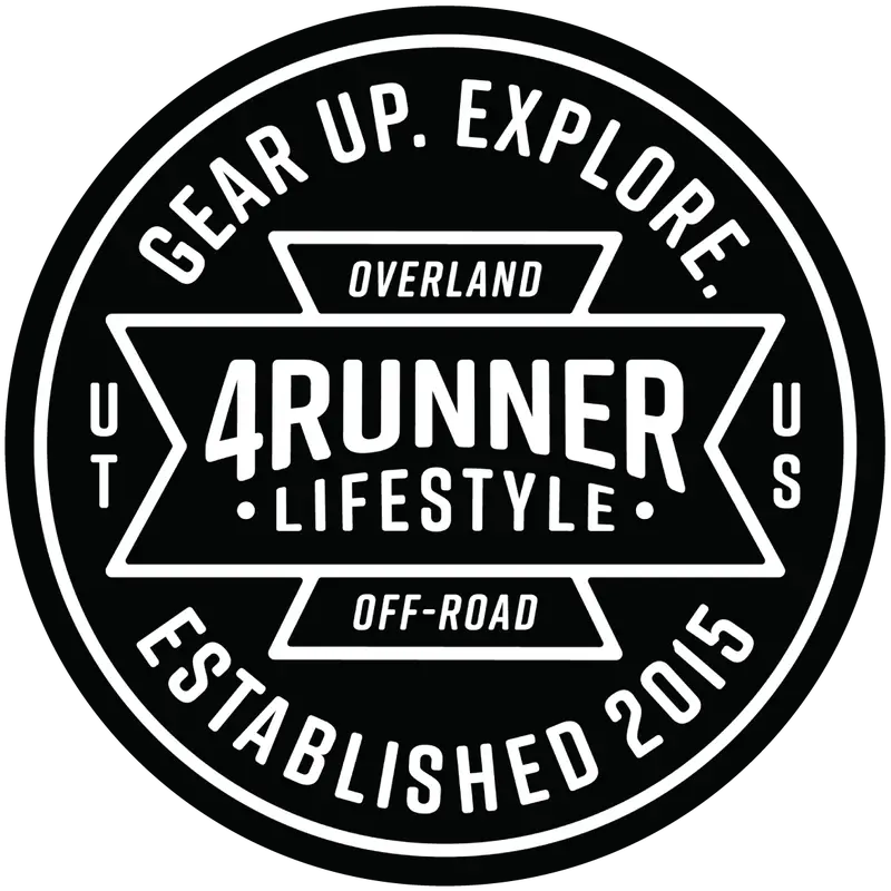 4Runner Lifestyle Black Flagstaff Sticker 1