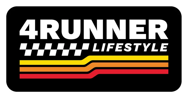 4Runner Lifestyle Black Racing Sticker 1