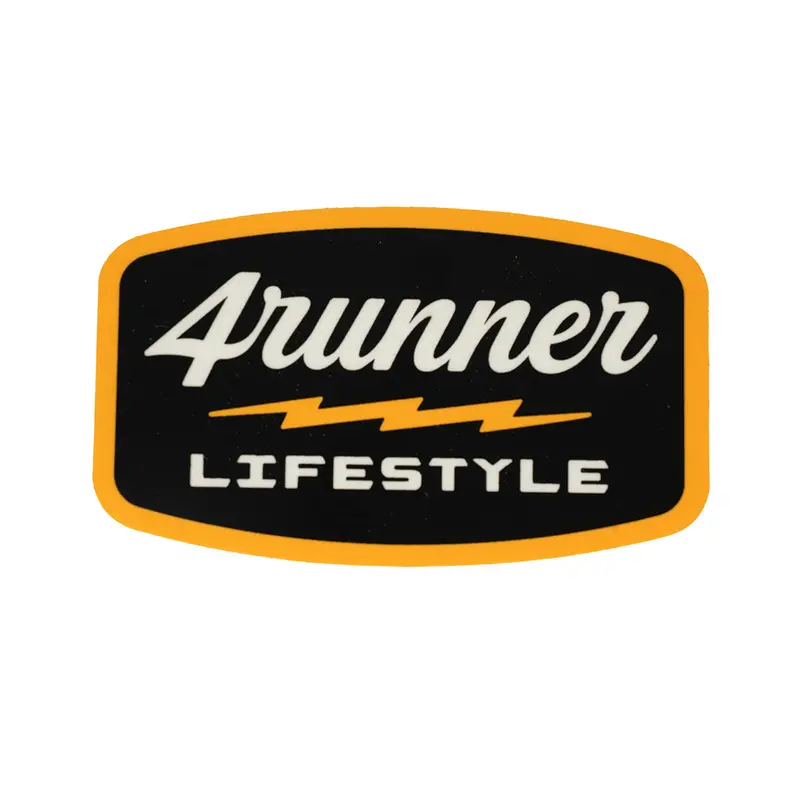 4Runner Lifestyle Black & Yellow Moto Sticker 1
