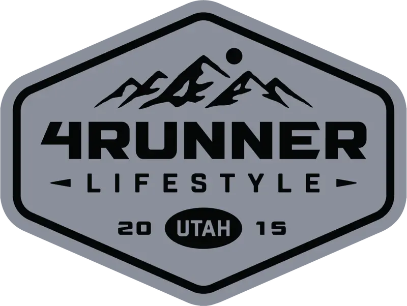 4Runner Lifestyle Cement Mountain Badge Sticker 1