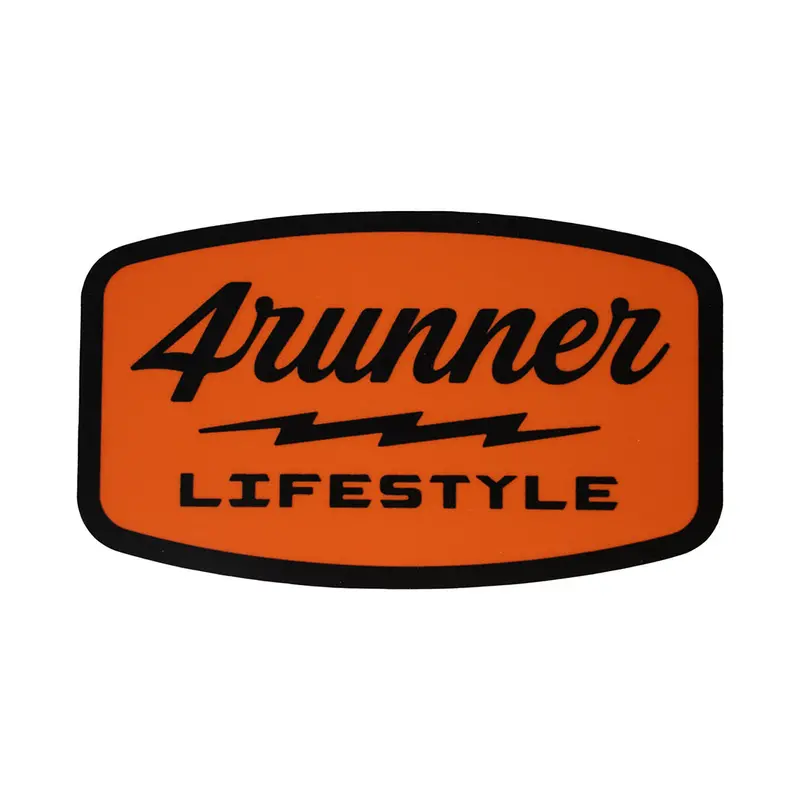 4Runner Lifestyle Orange Moto Sticker 1