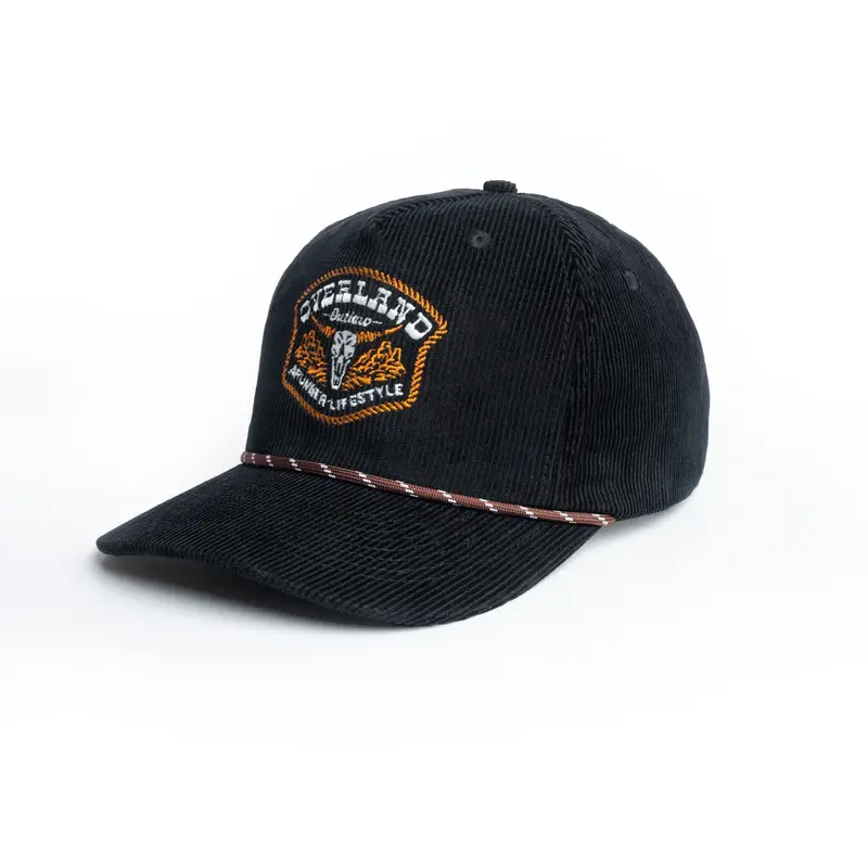 4Runner Lifestyle Overland Outlaw Black Corduroy Hat 1