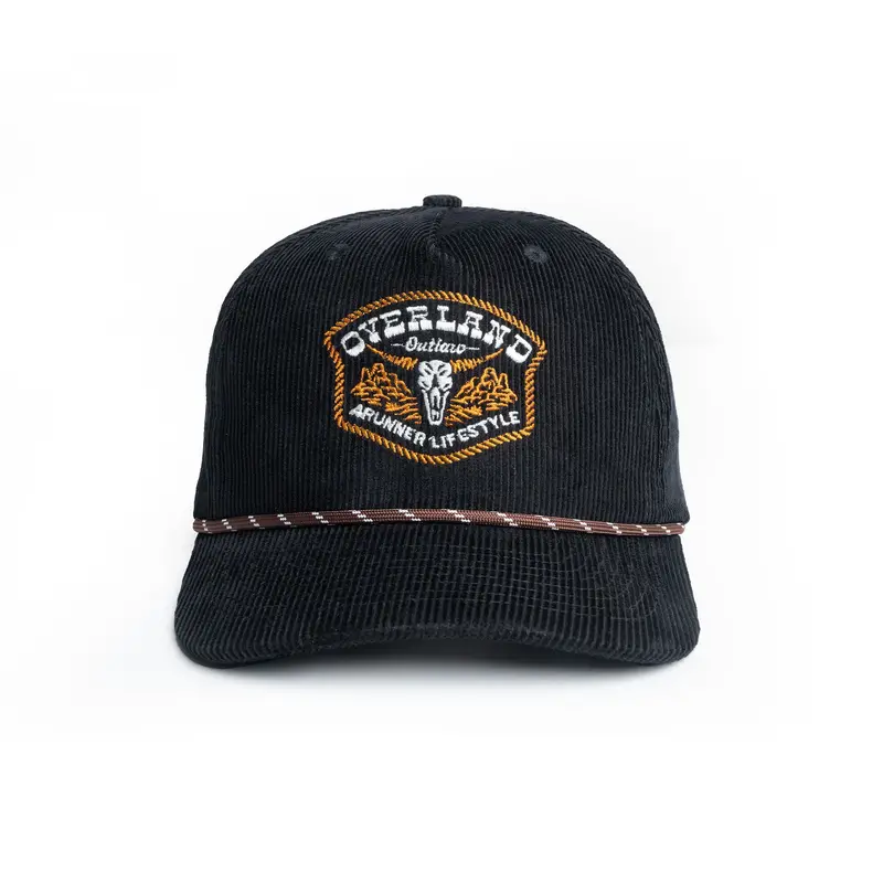 4Runner Lifestyle Overland Outlaw Black Corduroy Hat 2