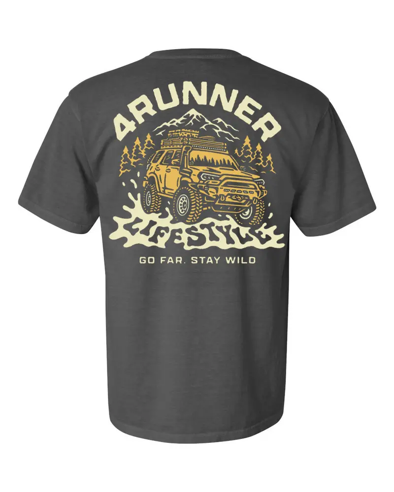 4Runner Lifestyle Washed Gray Stay Wild Shirt 1
