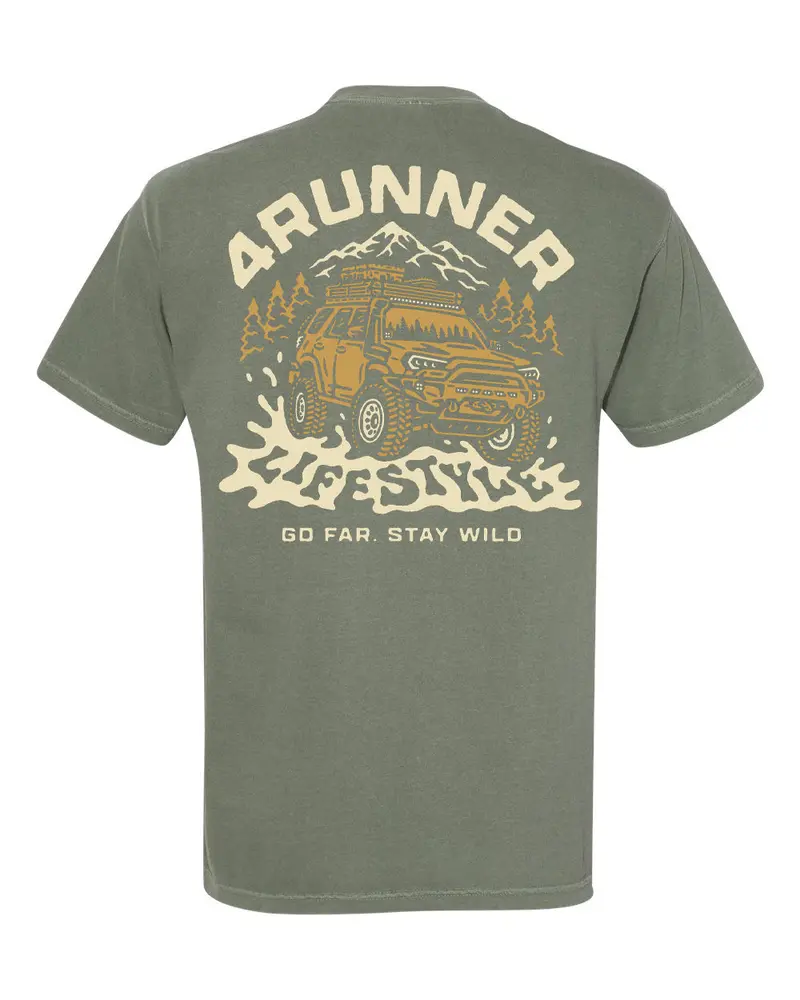 4Runner Lifestyle Washed Green Stay Wild Shirt 1