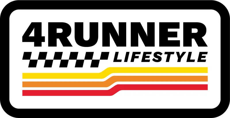 4Runner Lifestyle White Racing Sticker 1