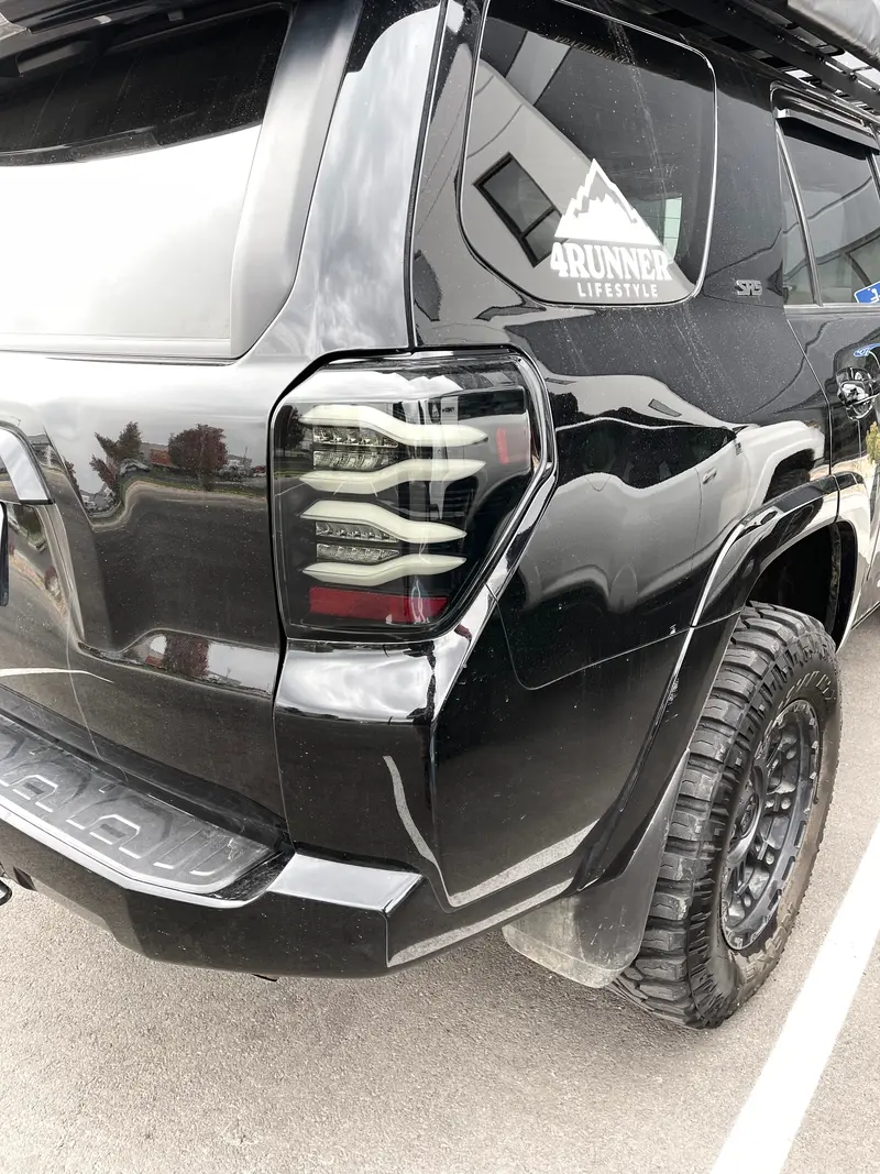 Alpharex Pro-Series Jet Black Led Tail Lights For 4Runner (2010-2024) 2