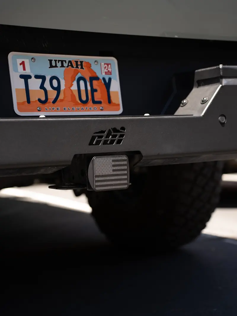 American Flag Hitch Cover 1