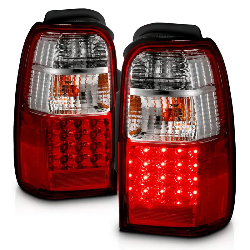 Anzo Led Tail Lights Chrome Red For 4Runner (2001-2002) 1