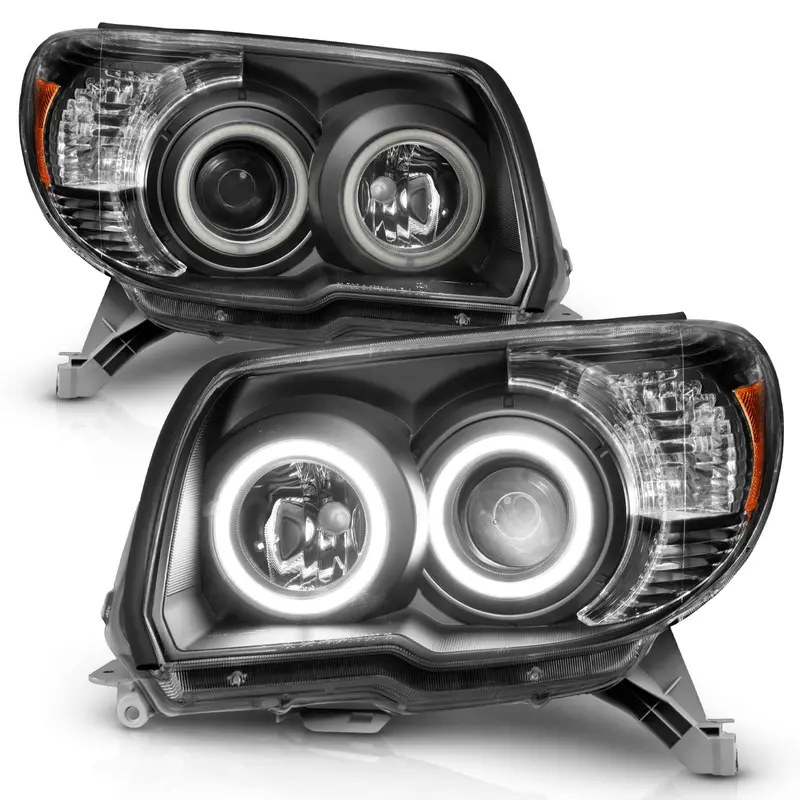 Anzo Projector Black Headlights Rx Halo For 4Runner (2006-2009) 1