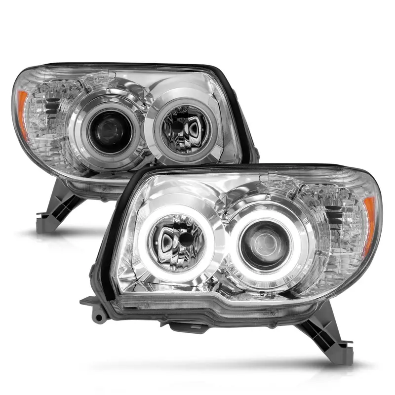 Anzo Projector Chrome Headlights Rx Halo For 4Runner (2006-2009) 1