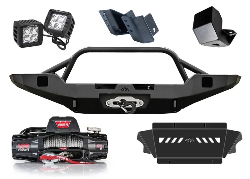 Backwoods Adventure Front Bumper Bundle Deal For 4Runner (2010-2024) 1