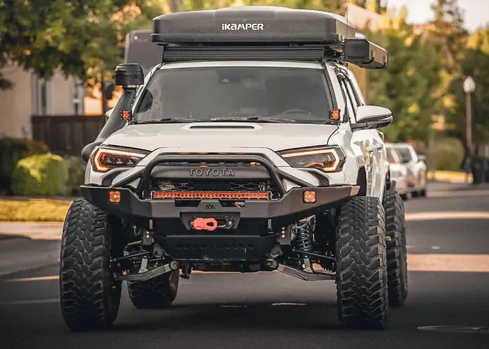 Backwoods Adventure Mods Hi-Lite Overland Front Bumper - Prerunner Bull Bar (2010-2024) 1