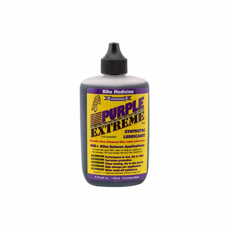 Bike Medicine Purple Extreme Synthetic Lubricant 120Ml/4Oz. 1