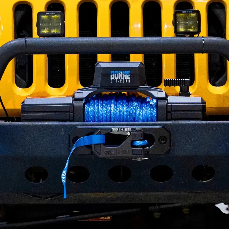 Borne Off Road Electric Winch With Synthetic Rope 1