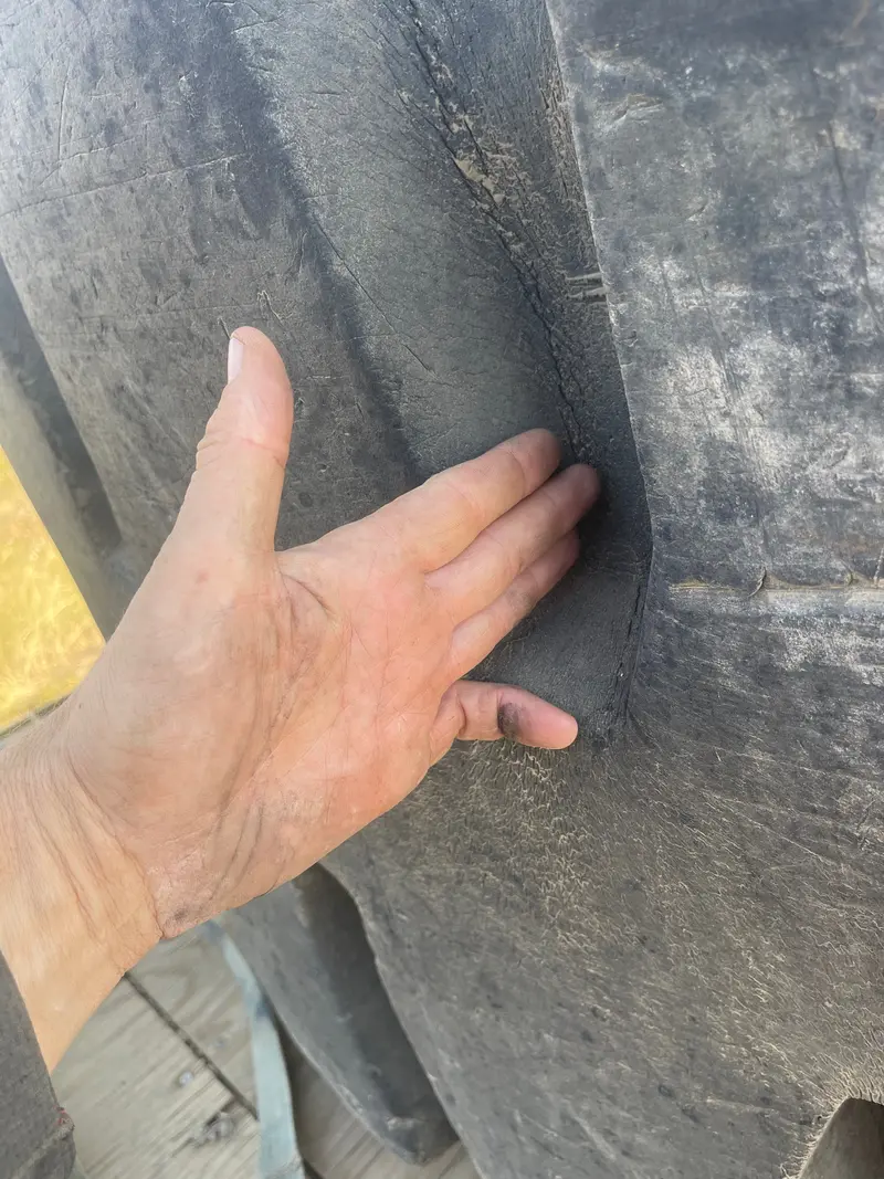 Bridgestone 37.5-39 Scraper Tire Used. 1