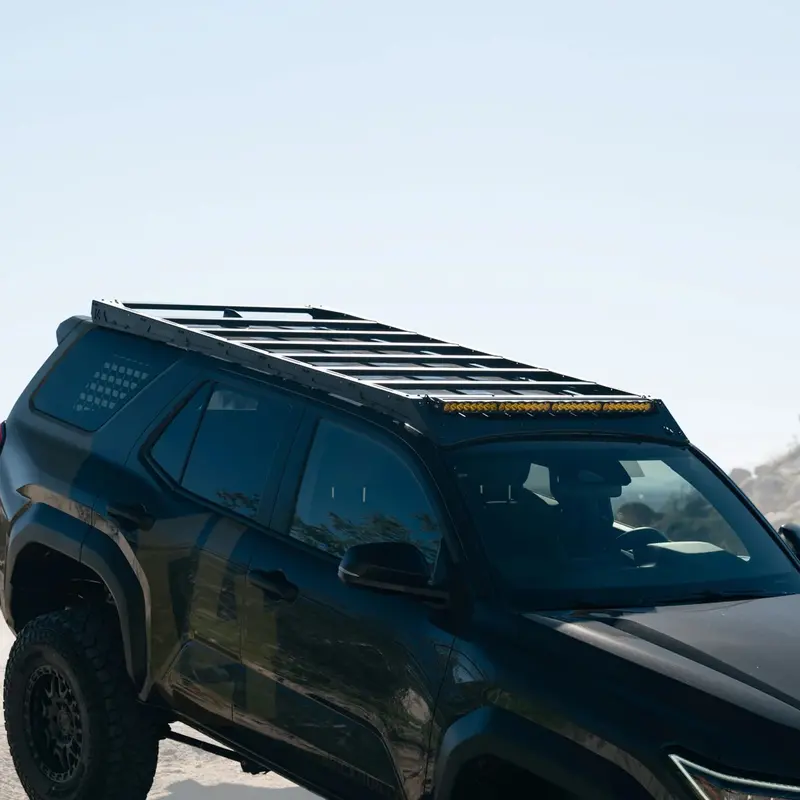 C4 Fabrication Roof Rack W/Optional Light Bar Mount For 4Runner (2025-Current) 1
