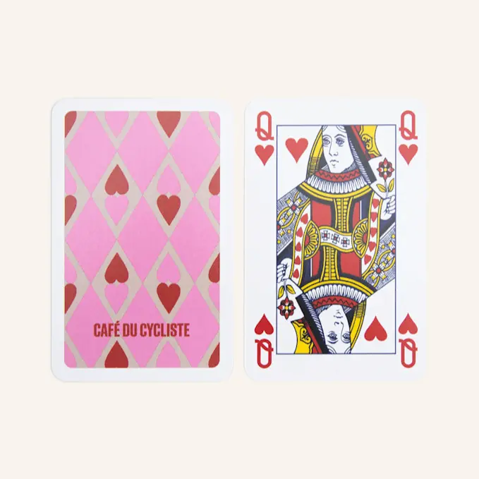 Café Du Cycliste Deck Of Cards Rosa 1