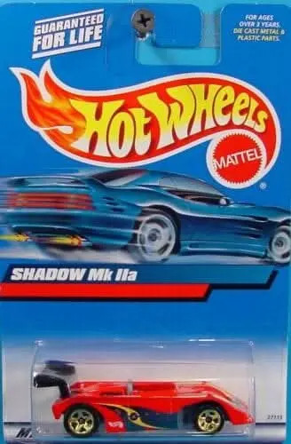 Collectable Carded Hot Wheels 2000 - Shadow Mk Iia - Red 1